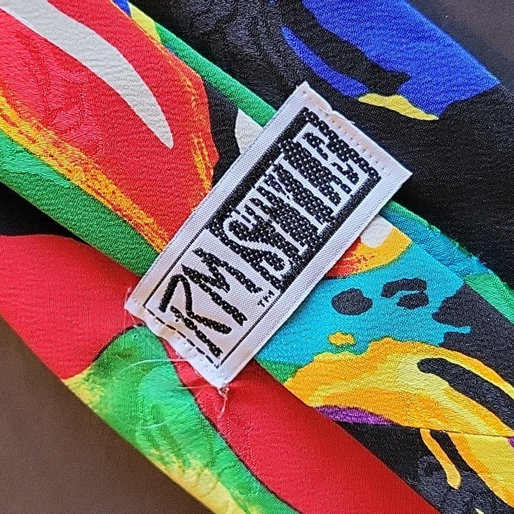 Rolling Stones 1994 "Painted Tongues" Tie 👔 - Picture 5 of 8